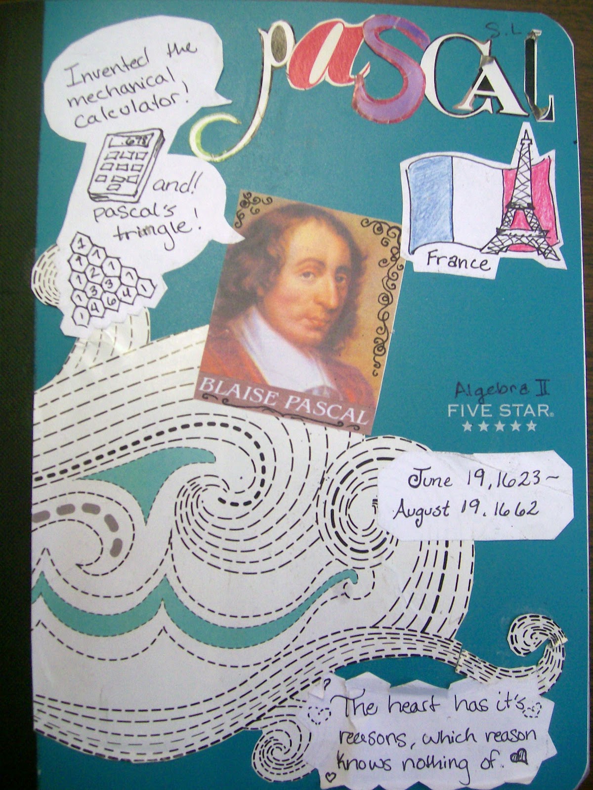mathematician research project to decorate interactive notebooks blaise pascal