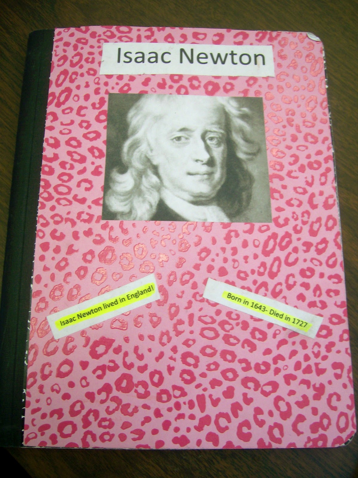 mathematician research project to decorate interactive notebooks isaac newton