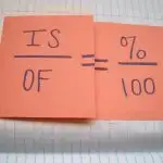 Is over Of Equals Percent Over 100 Foldable.