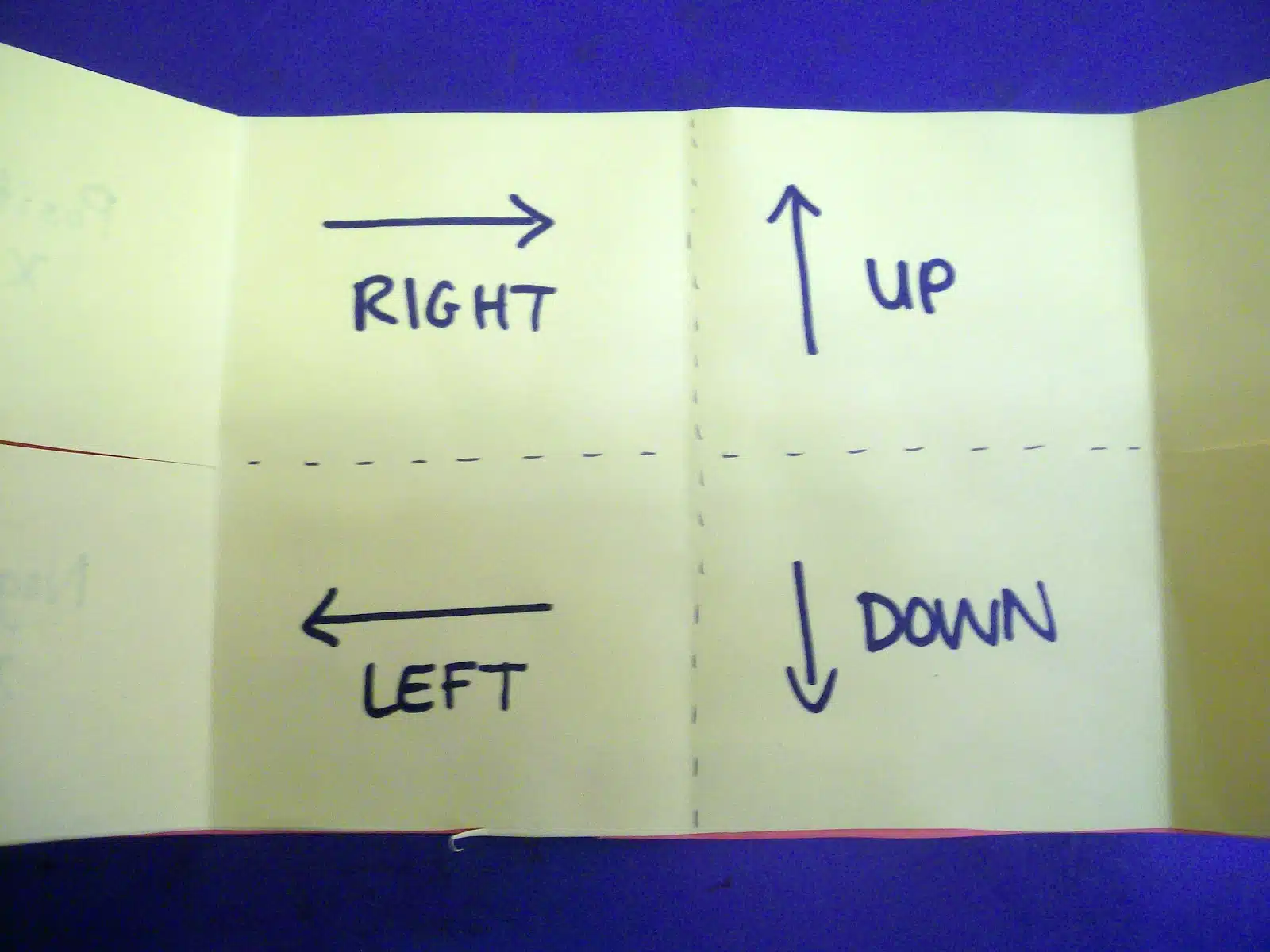 inside of ordered pairs foldable.  