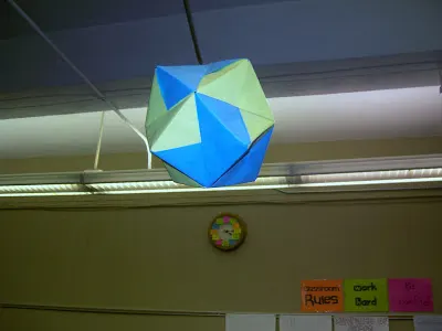 sonobe unit origami octahedron 