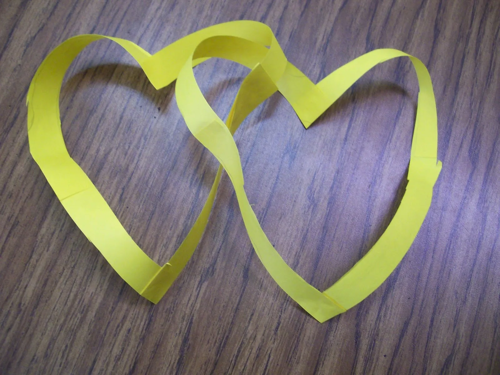 valentine's day mobius strip activity interlocking hearts