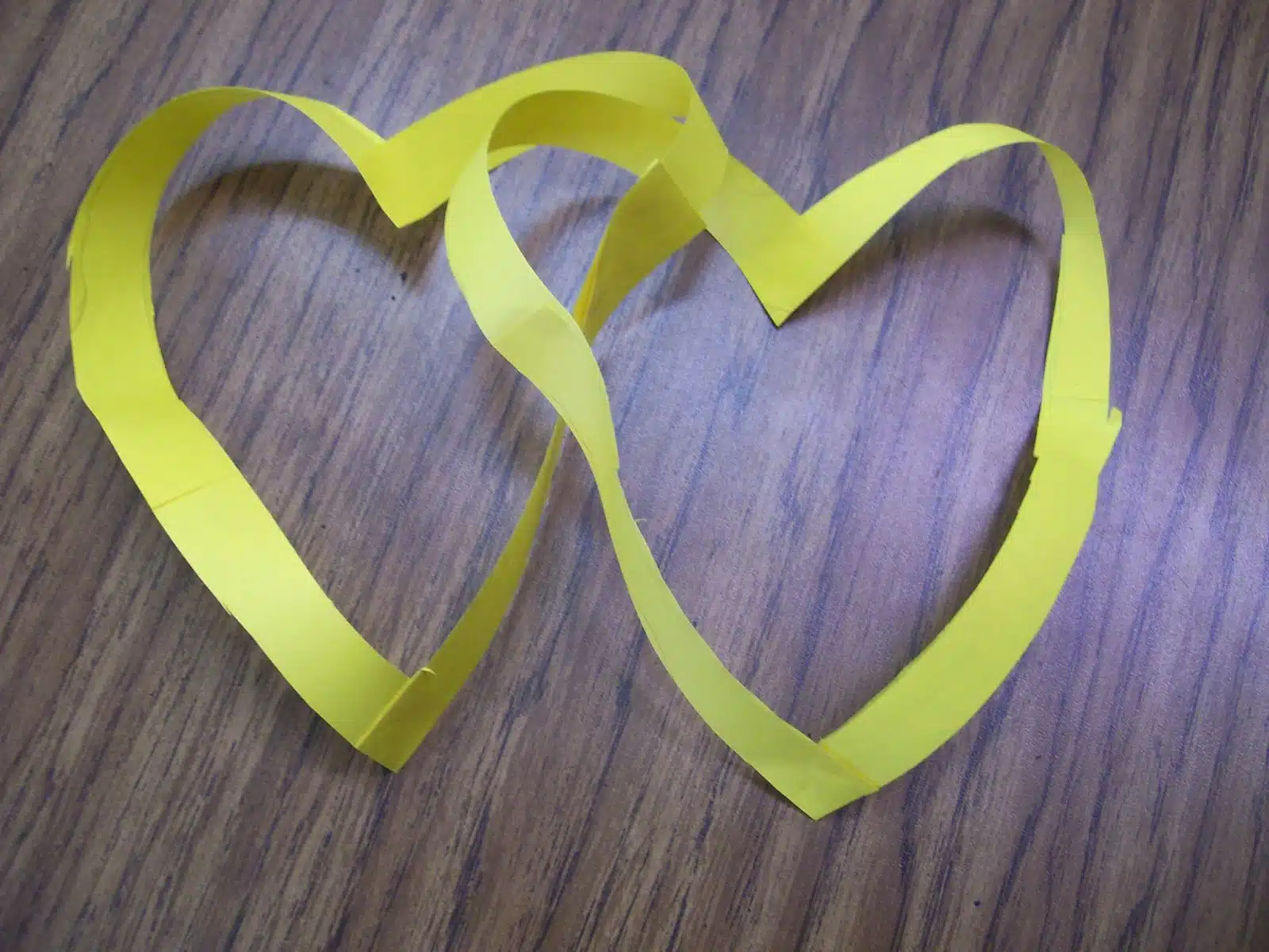 valentine's day mobius strip activity interlocking hearts