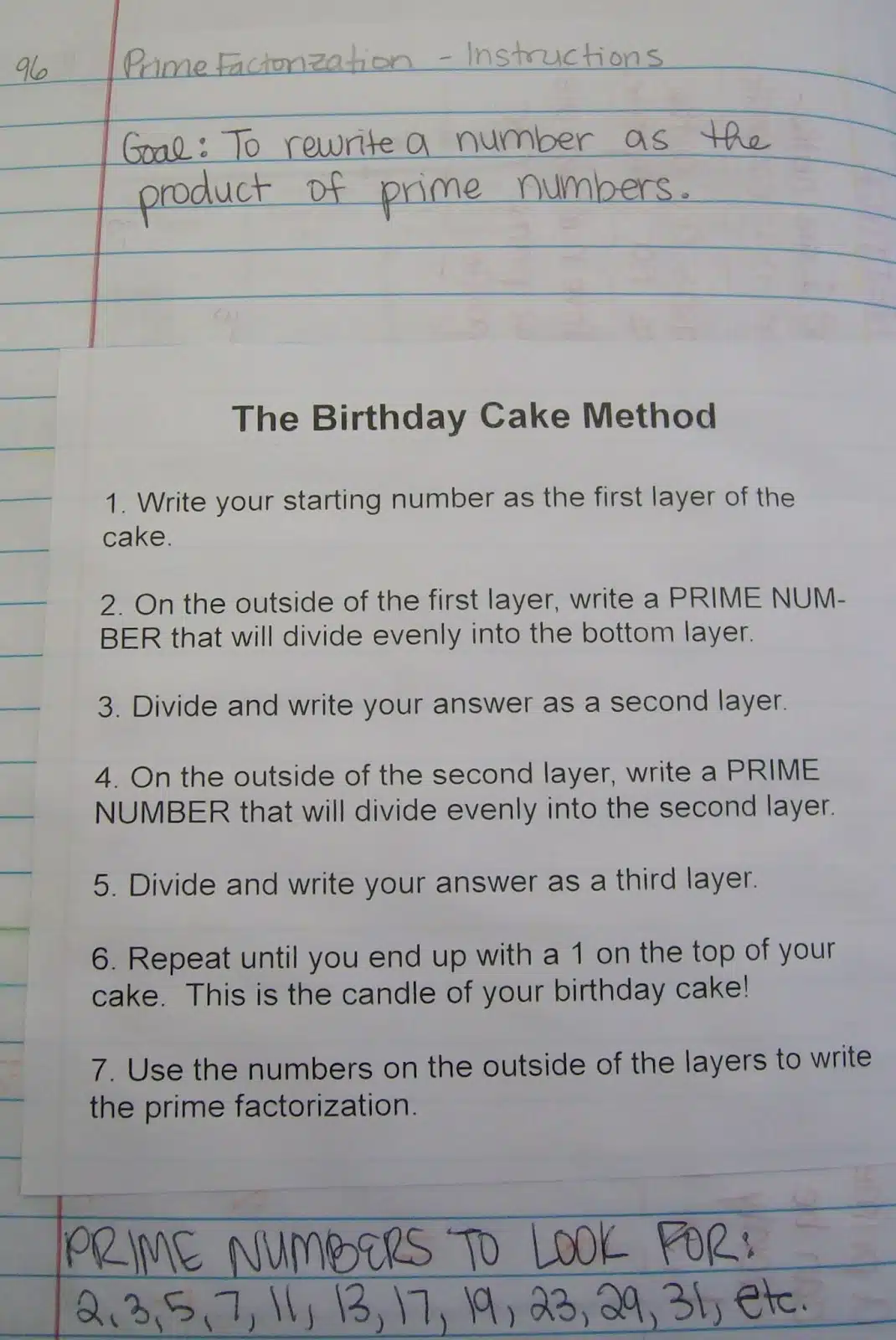 Finding the least (lowest) common multiple (LCM) using the upside down  birthday cake method - YouTube