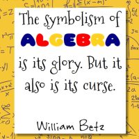 math quote poster by william betz 