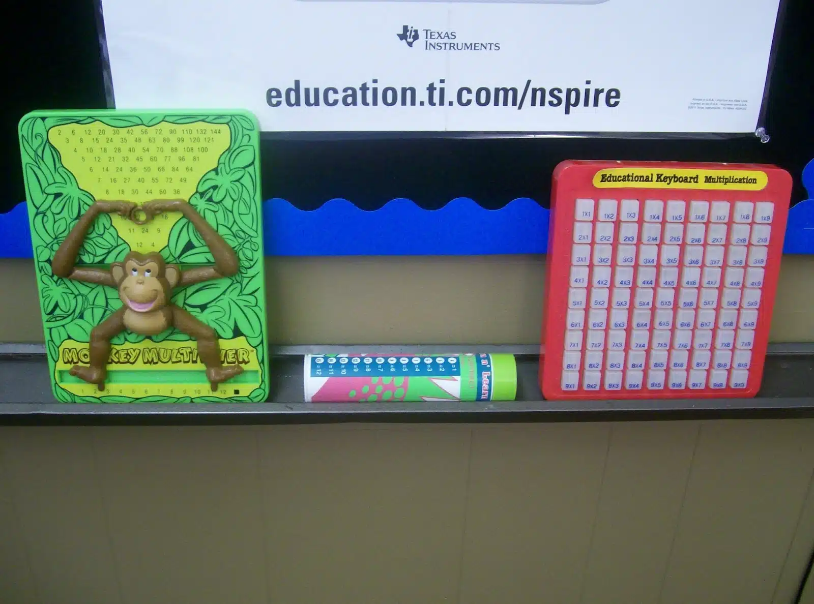 arithmetic manipulative toys in high school math classroom. 