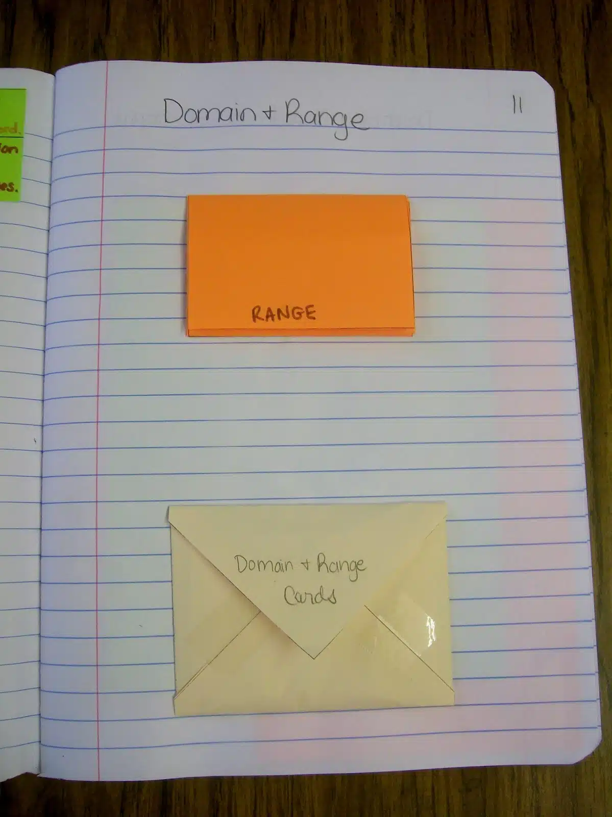 interactive domain and range foldable interactive notebooks inbs math algebra