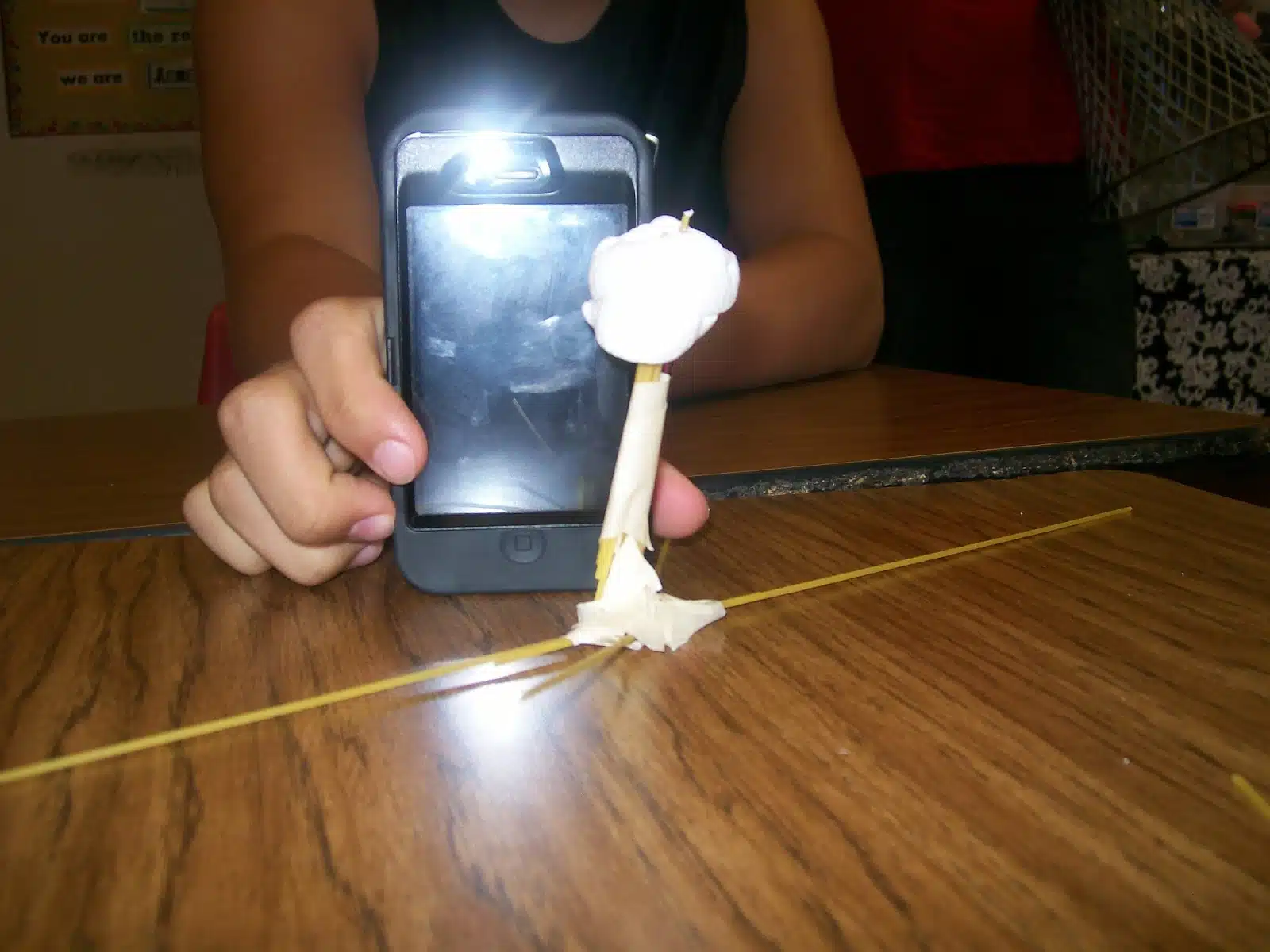 example of marshmallow challenge tower. 