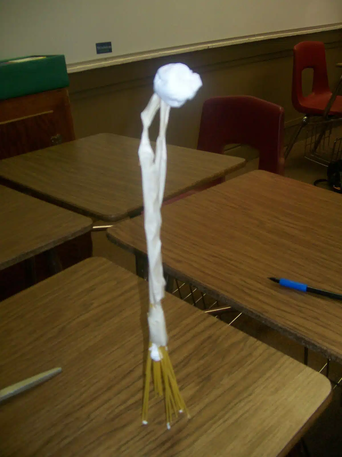 example of marshmallow challenge tower. 