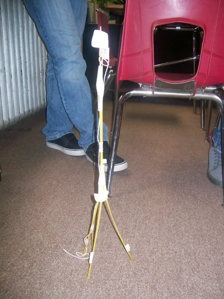example of marshmallow challenge tower. 