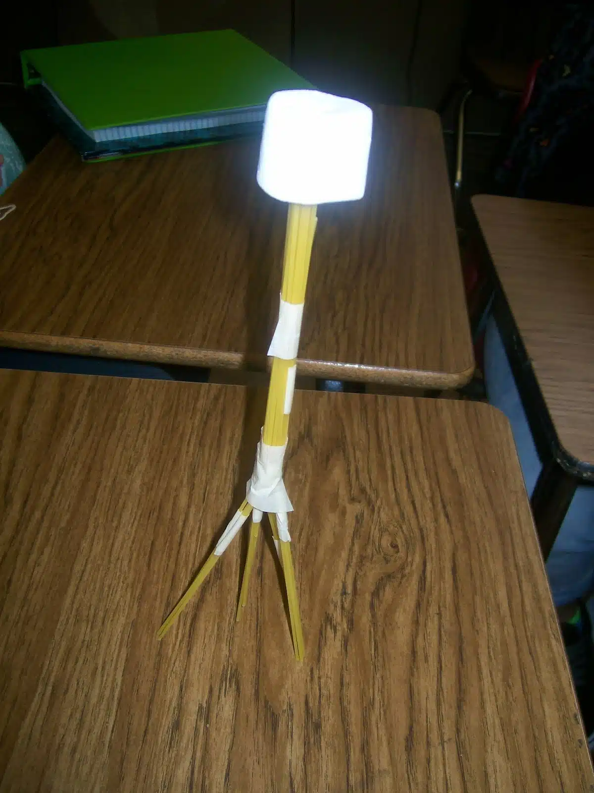 example of marshmallow challenge tower. 