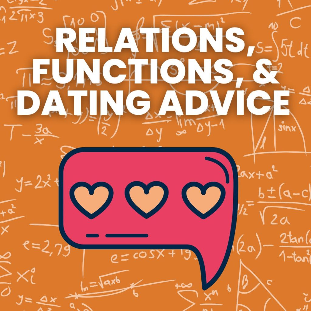 relations functions and dating advice with mathematical background 