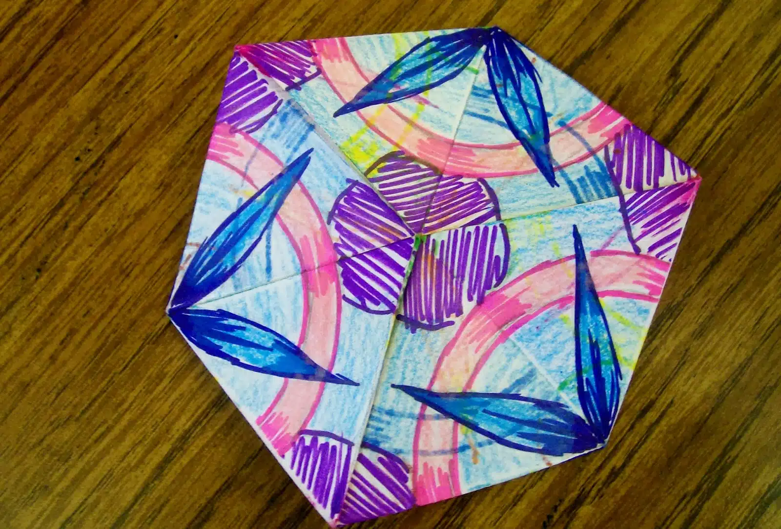 hexaflexagon art