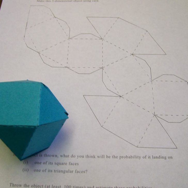 Probability Activity with Cuboctahedrons.