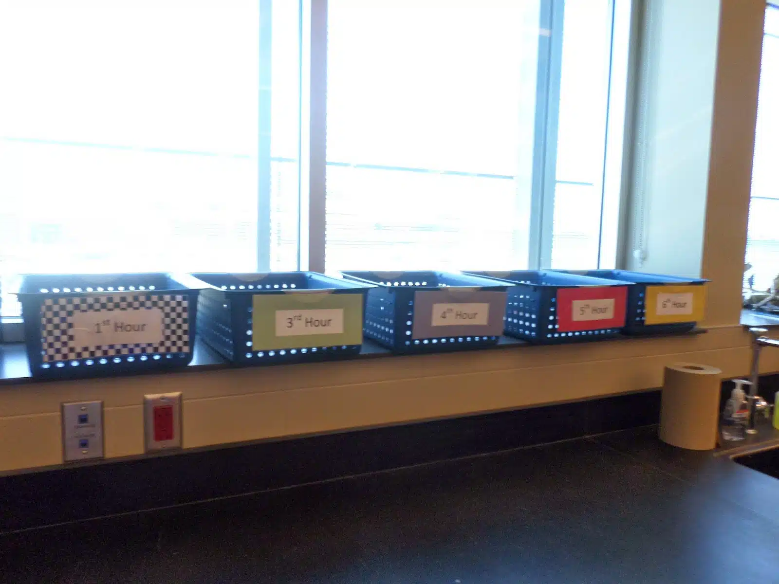 classroom turn in trays