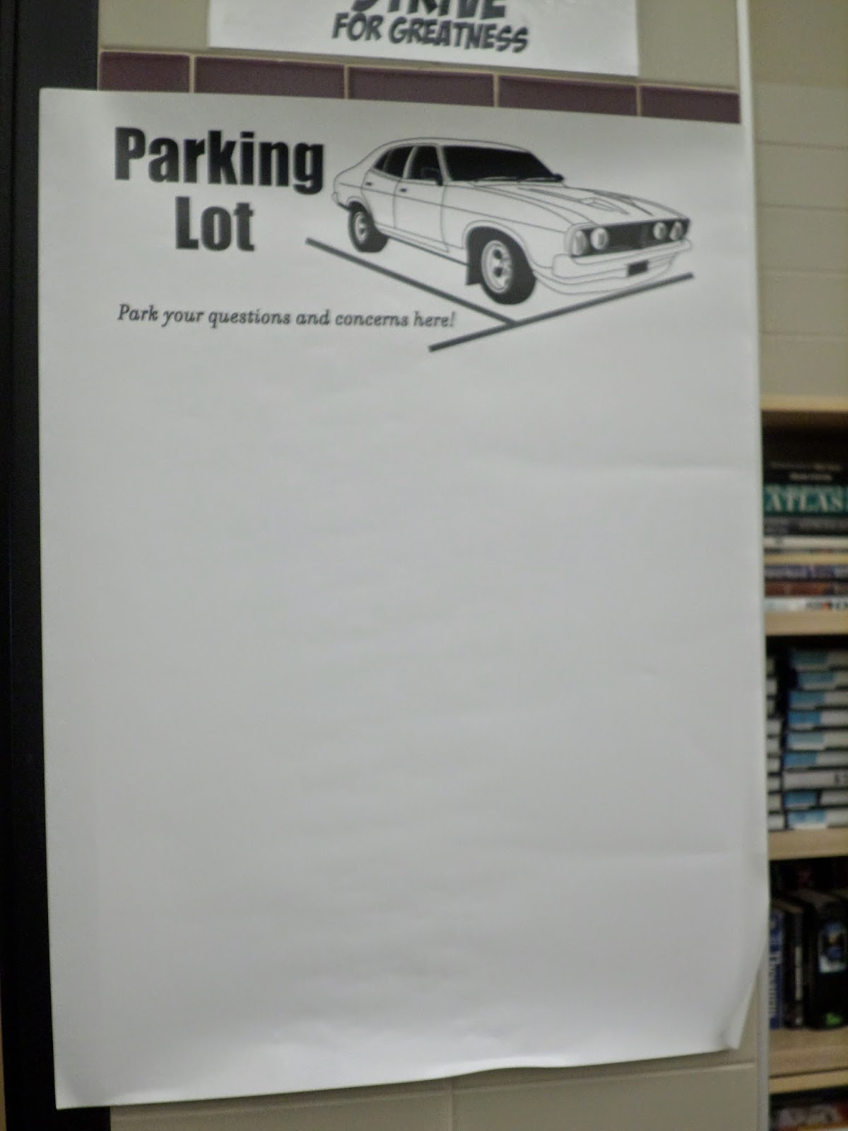 classroom parking lot