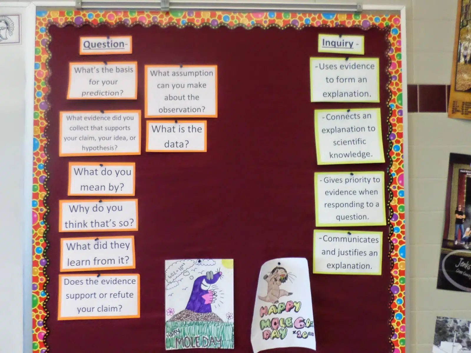 mole day decorations and ideas bulletin boards chemistry science activity