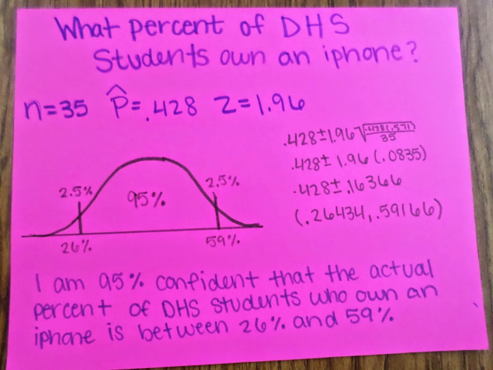 Statistics Confidence Interval Projects