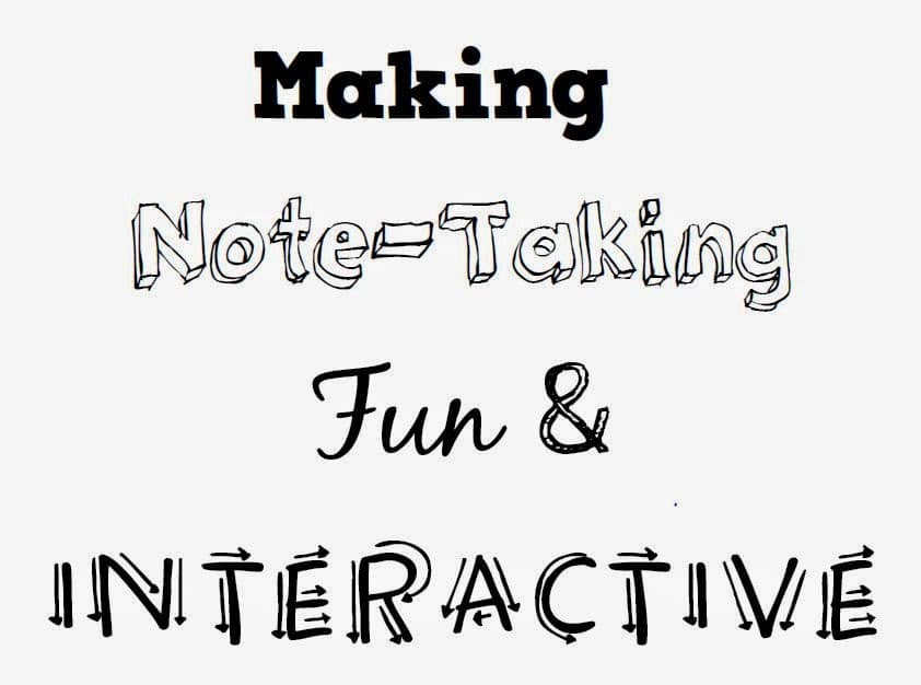 OCTM 2014: Making Note-Taking Fun & Interactive