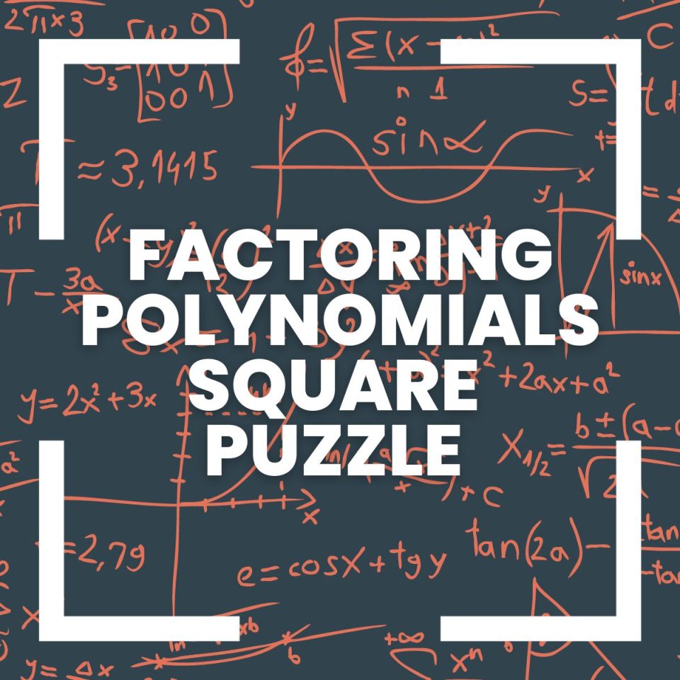 Factoring Polynomials Using the Box Method Directions | Math = Love
