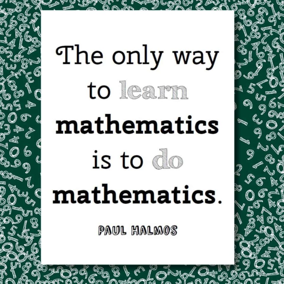 Sampling Quotes Math 10 Math Quotes to Inspire and Motivate: Free PDF Posters