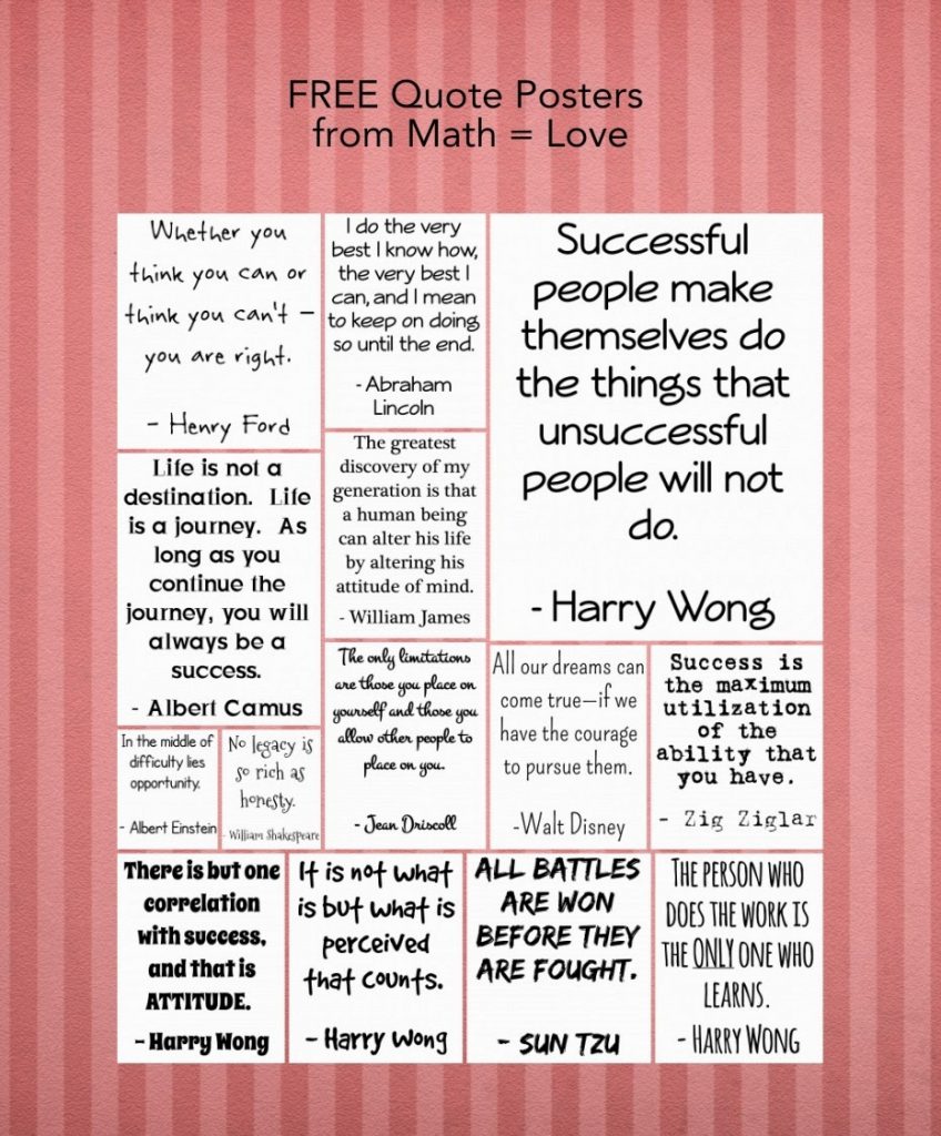 Praise Math Praise Process Poster | Math = Love