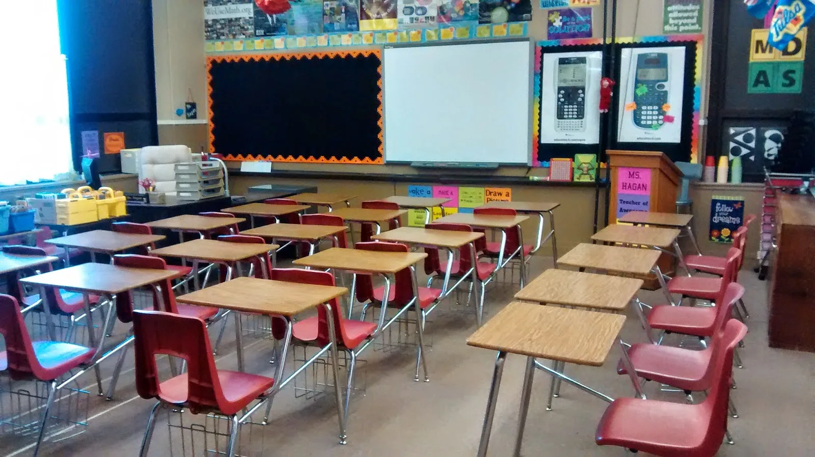 2014-2015 High School Math Classroom Decorations | Math = Love