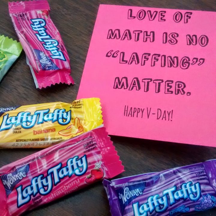 Laffy Taffy Math Valentine.