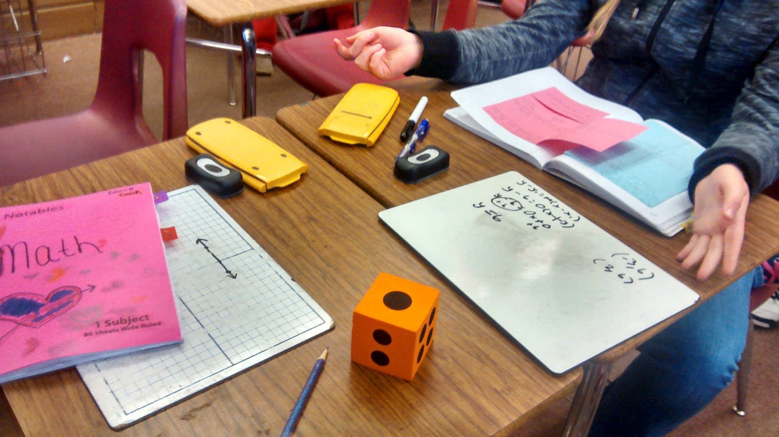 Point-Slope Form Dice Activity