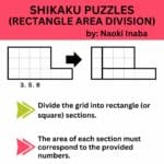 shikaku puzzle instructions from naoki inaba.