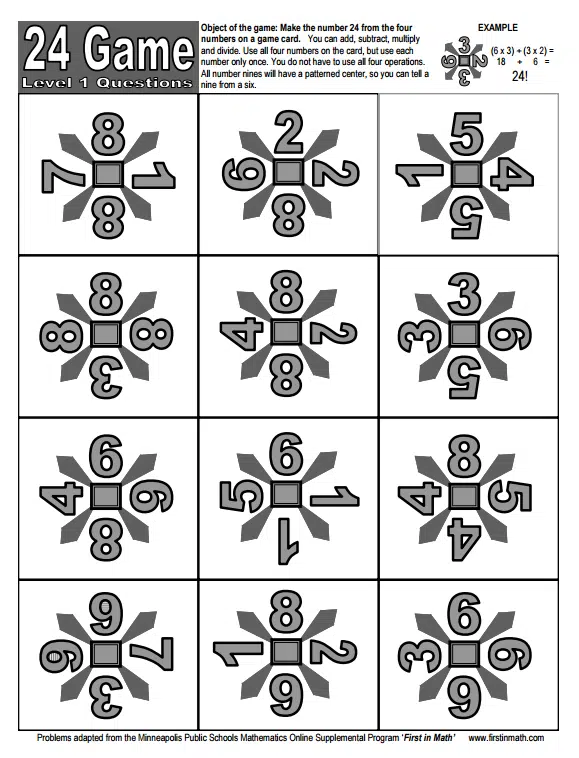 The Game of 24 | Math = Love