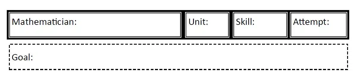 Standards Based Grading SBG Quiz Template