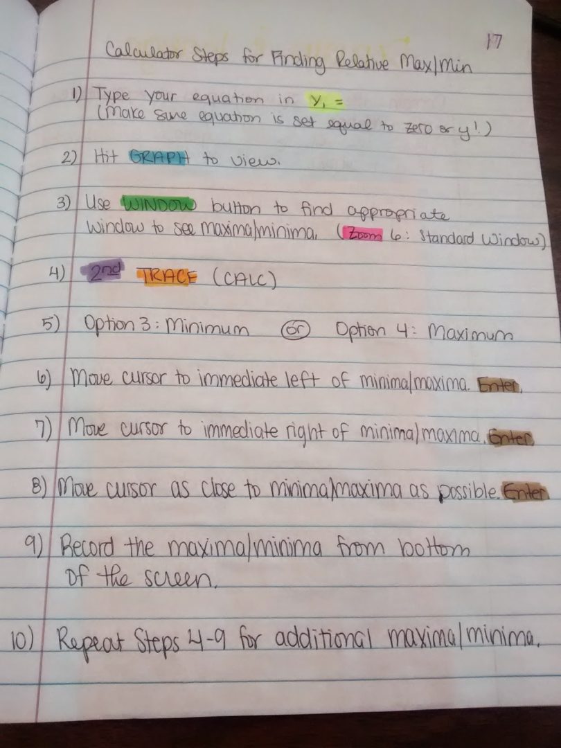 Calculator Tutorials for Interactive Notebooks | Math = Love