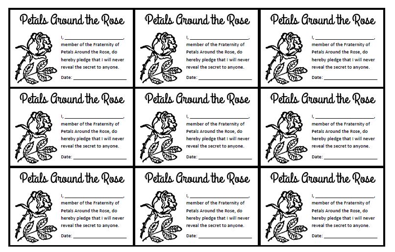 Preparing for Petals Around the Rose Math = Love