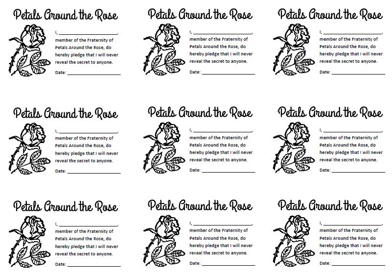 Preparing for Petals Around the Rose Math = Love