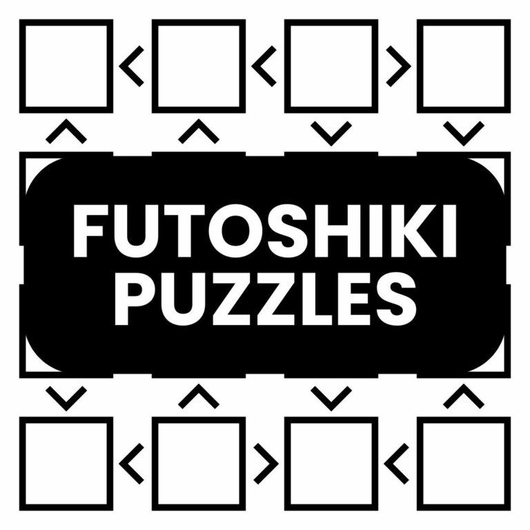 futoshiki logic puzzles free printable pdf.