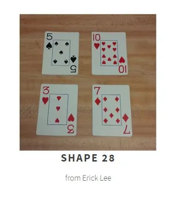 WODB Shape 28 Puzzle with Playing Cards from Erick Lee. 