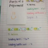 parts of a polynomial notes.