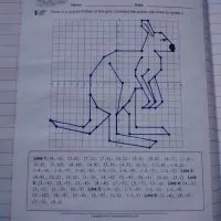 kangaroo coordinate graphing picture.