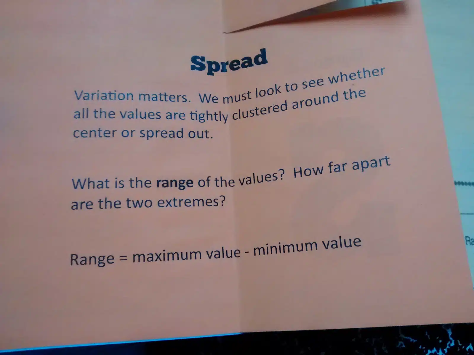 SOCS Stats Foldable for Statistics Interactive Notebook