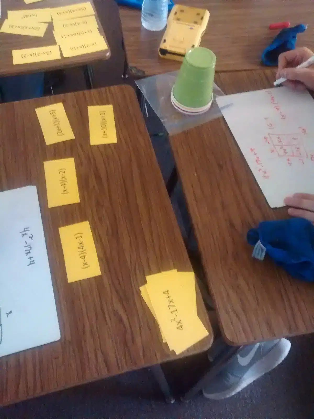 Factoring Trinomials with GCFs Question Stack Activity