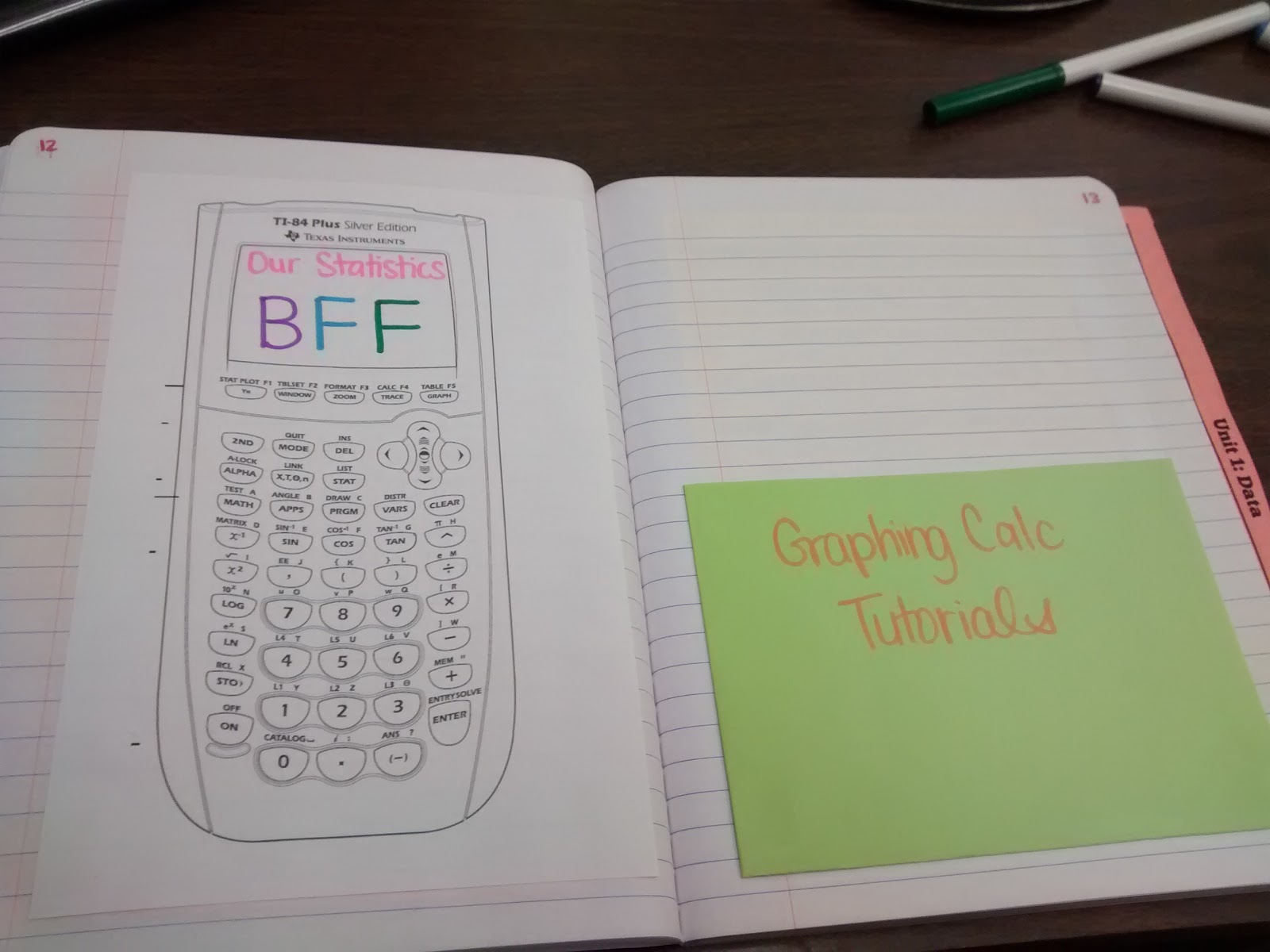 math homework notebook