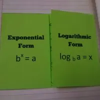 converting between exponential and logarithmic form foldable.