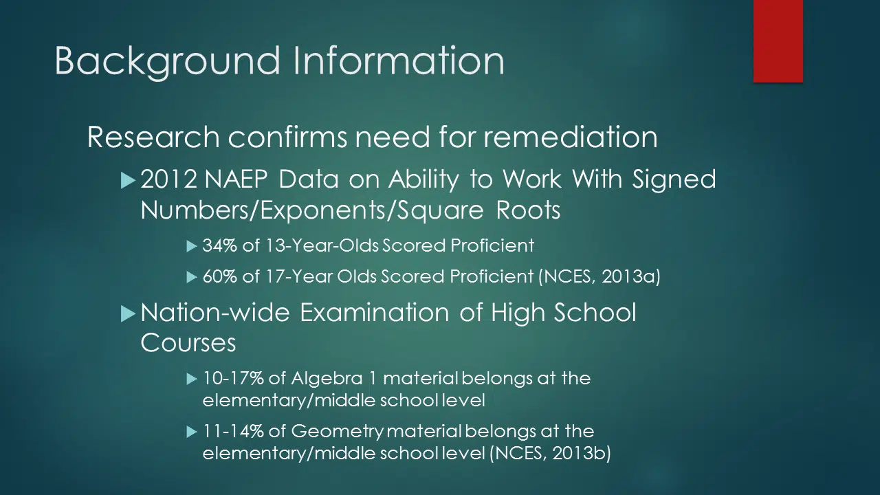 Investigating Effective Remediation of Integer Operations at the High School Level