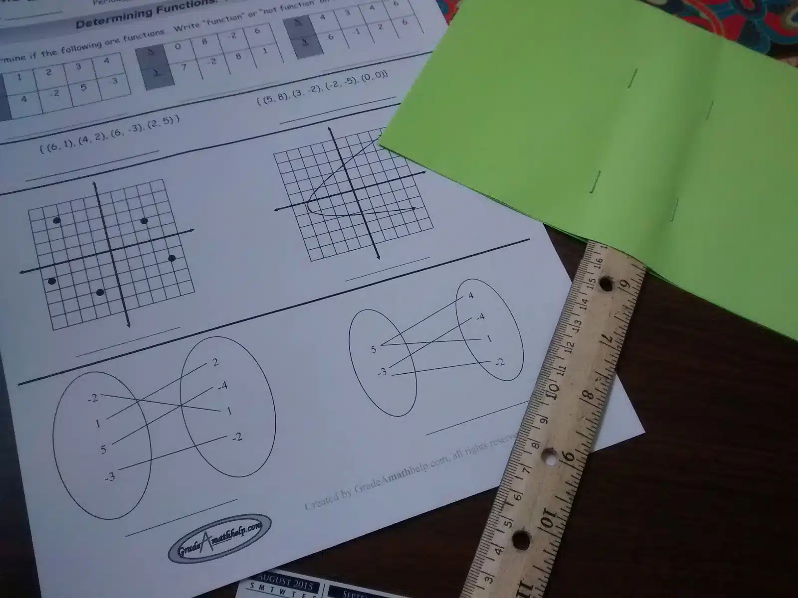 original function auction activity with worksheet I found online. 