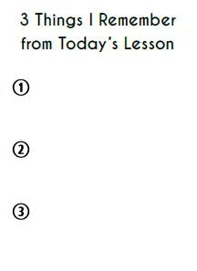 distance learning check-in prompt