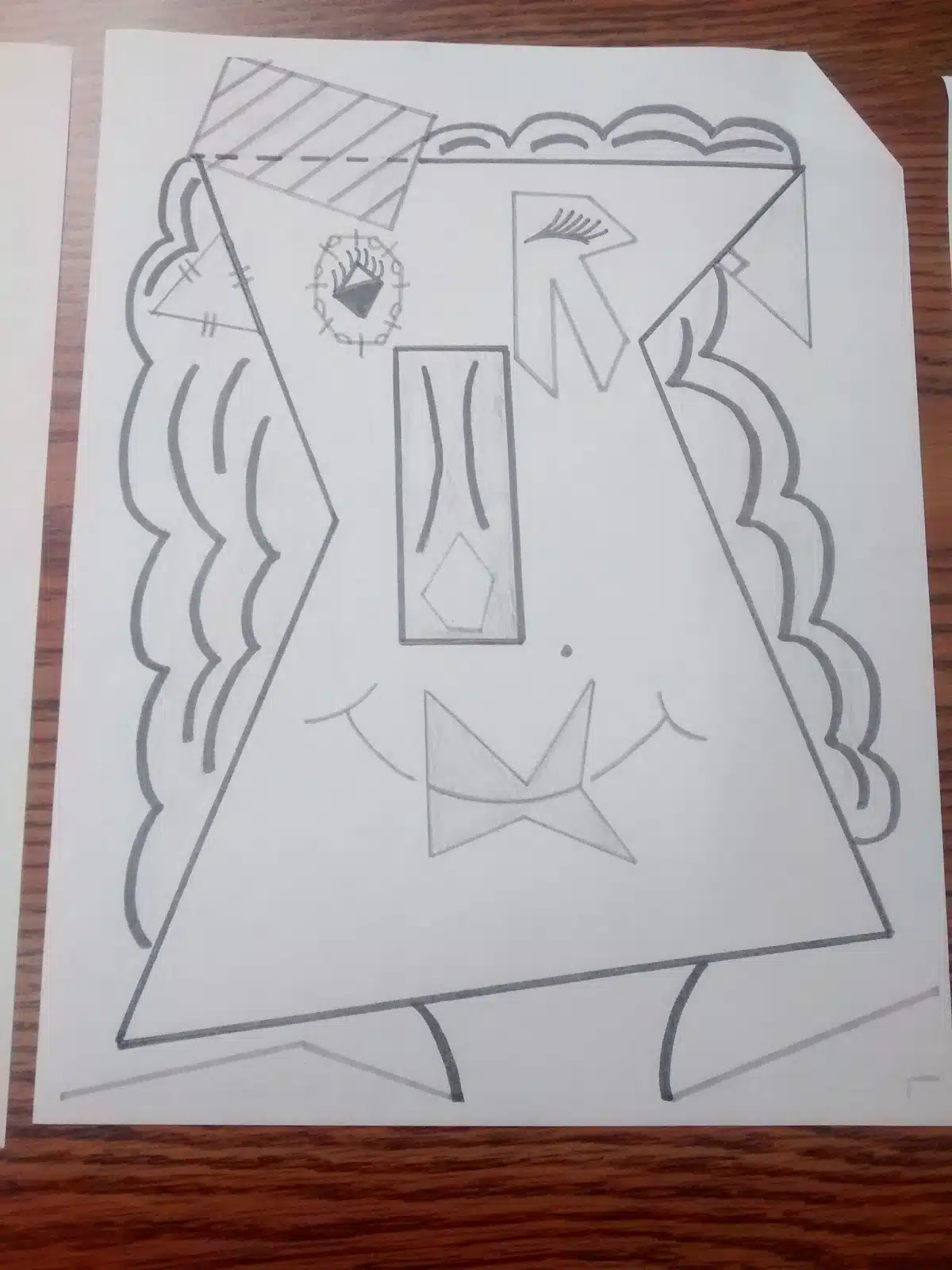 Picasso Polygon Portrait Geometry Activity