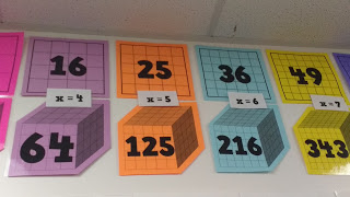 perfect squares and perfect cubes posters for high school math classroom decorations