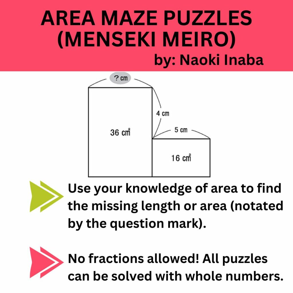 area maze puzzle instructions naoki inaba.