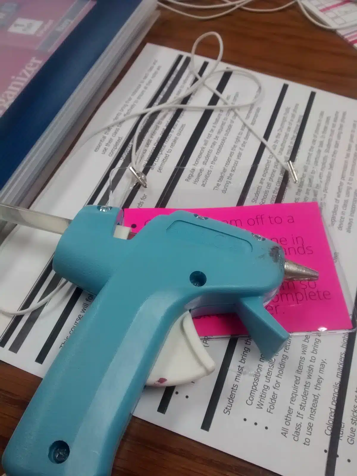 hot glue gun